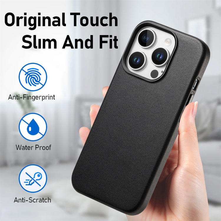 For iPhone 14 Pro Electroplated Metal Button MagSafe Phone Case