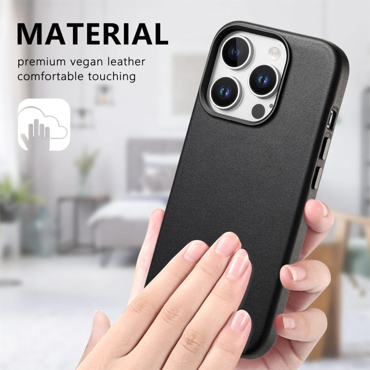 For iPhone 14 Pro Max Electroplated Metal Button MagSafe Phone Case