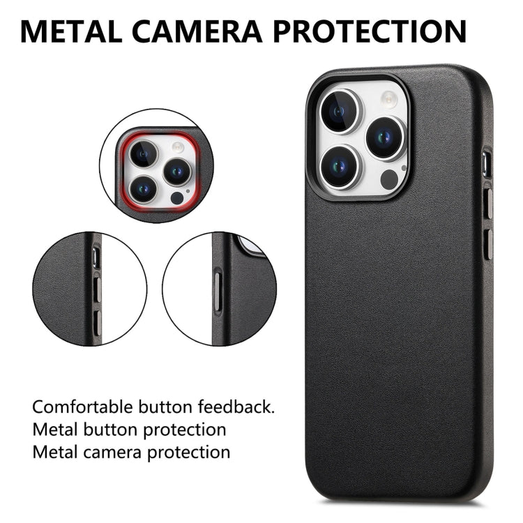For iPhone 13 Pro Electroplated Metal Button MagSafe Phone Case