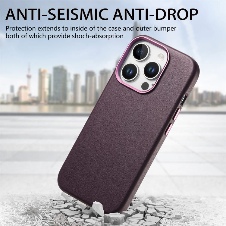 For iPhone 13 Pro Electroplated Metal Button MagSafe Phone Case