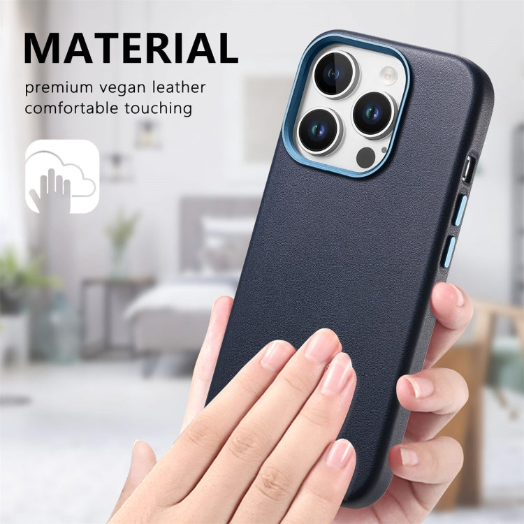 For iPhone 13 Pro Electroplated Metal Button MagSafe Phone Case