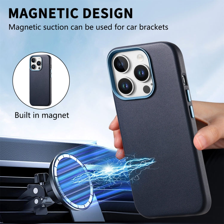 For iPhone 13 Pro Max Electroplated Metal Button MagSafe Phone Case