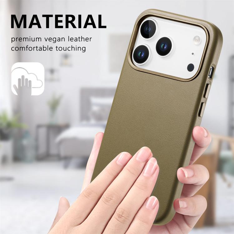 For iPhone 17 Pro Max Electroplated Metal Button MagSafe Phone Case