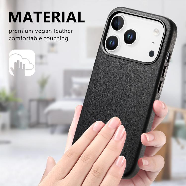 For iPhone 17 Pro Max Electroplated Metal Button MagSafe Phone Case