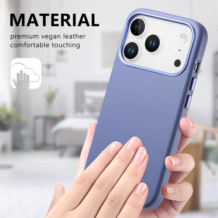For iPhone 17 Pro Max Electroplated Metal Button MagSafe Phone Case