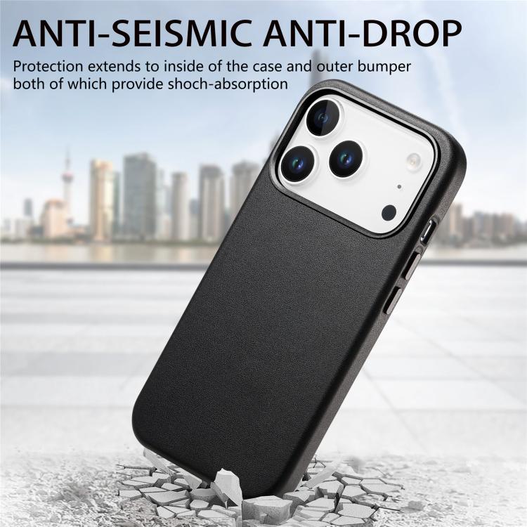 For iPhone 17 Pro Electroplated Metal Button MagSafe Phone Case