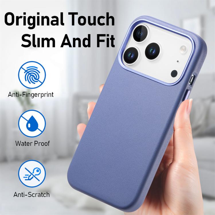 For iPhone 17 Pro Electroplated Metal Button MagSafe Phone Case