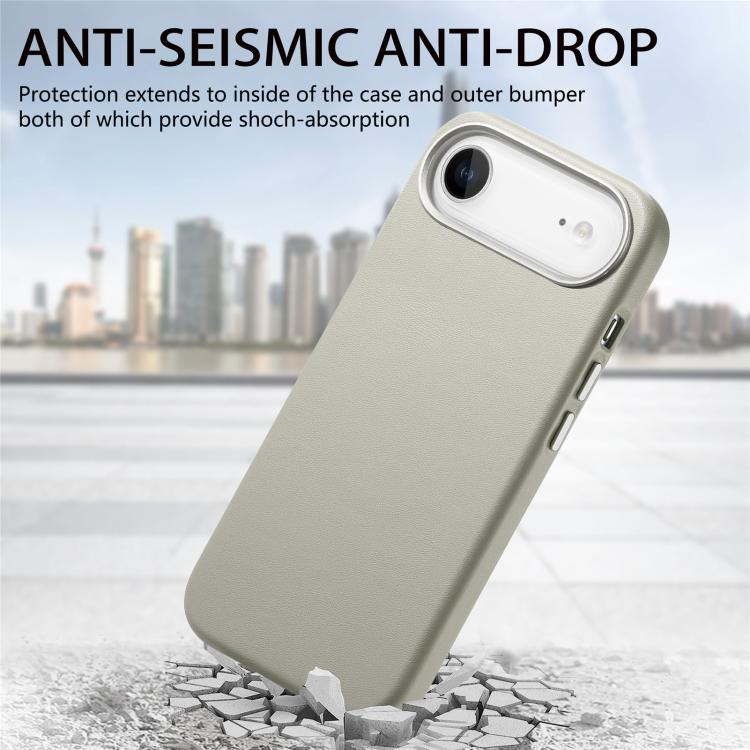 For iPhone Air Electroplated Metal Button MagSafe Phone Case