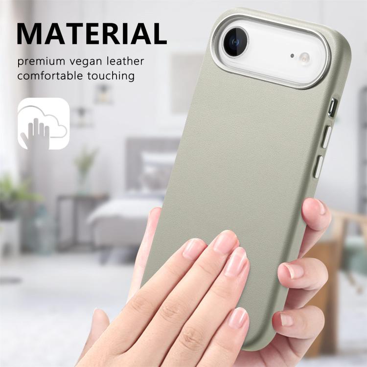 For iPhone Air Electroplated Metal Button MagSafe Phone Case