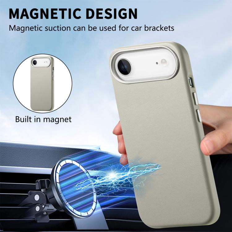 For iPhone Air Electroplated Metal Button MagSafe Phone Case