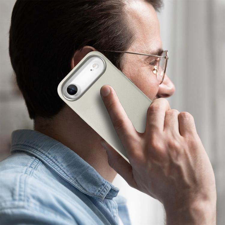 For iPhone Air Electroplated Metal Button MagSafe Phone Case