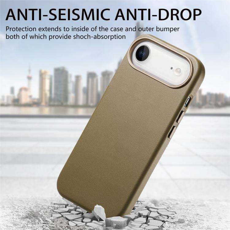 For iPhone Air Electroplated Metal Button MagSafe Phone Case