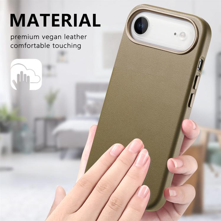 For iPhone Air Electroplated Metal Button MagSafe Phone Case