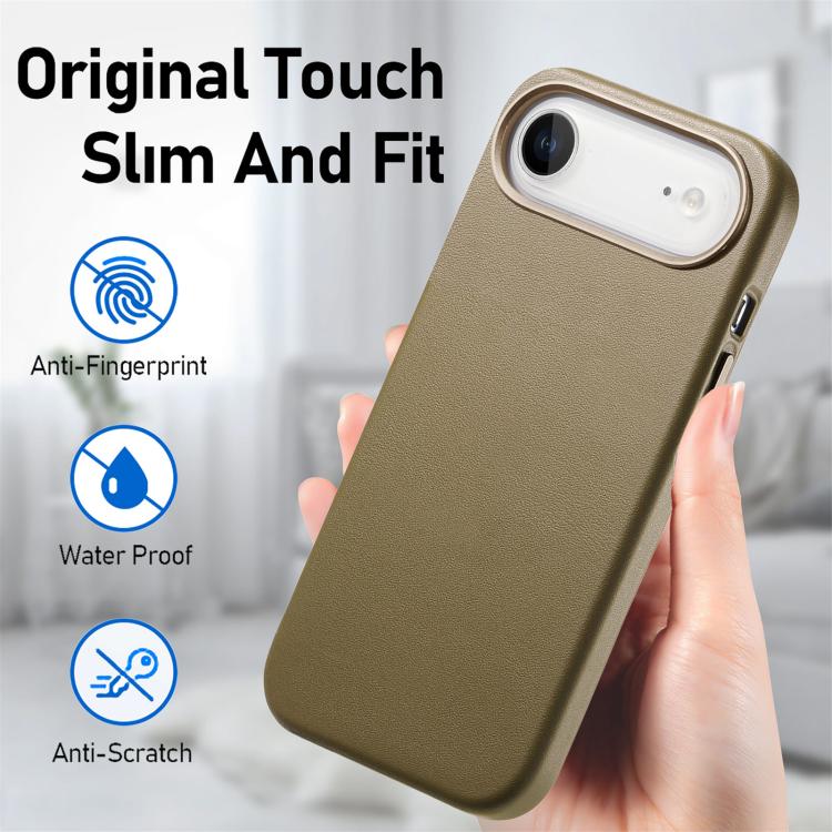 For iPhone Air Electroplated Metal Button MagSafe Phone Case