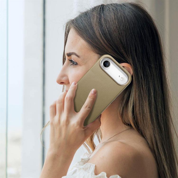 For iPhone Air Electroplated Metal Button MagSafe Phone Case