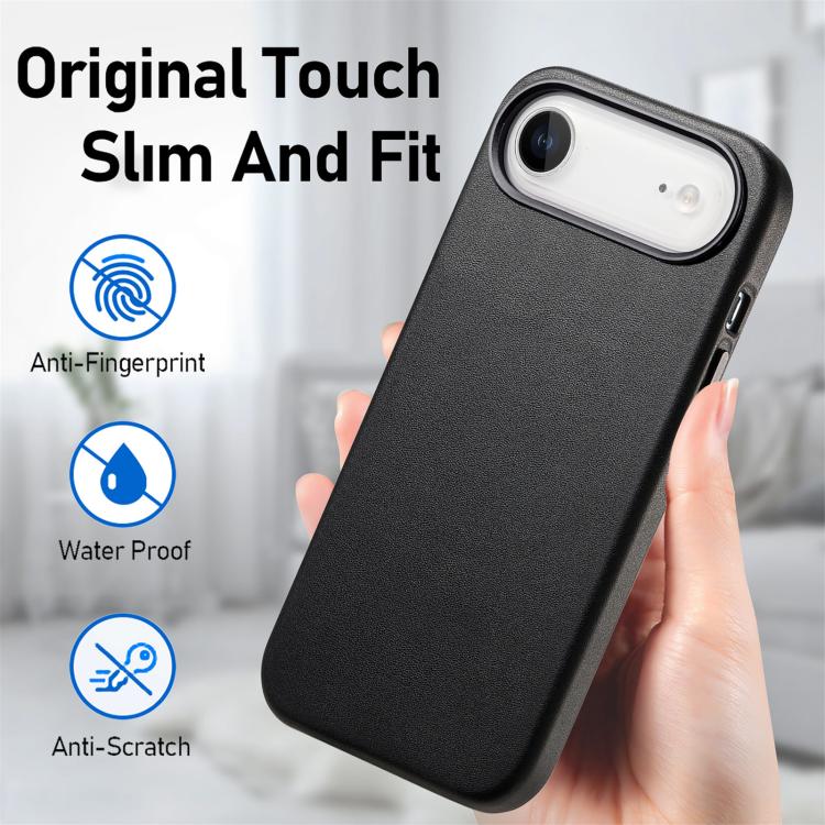 For iPhone Air Electroplated Metal Button MagSafe Phone Case