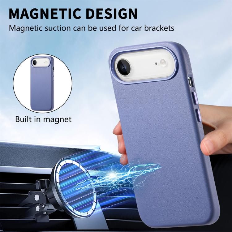 For iPhone Air Electroplated Metal Button MagSafe Phone Case