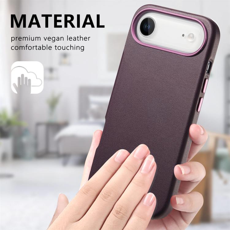 For iPhone Air Electroplated Metal Button MagSafe Phone Case
