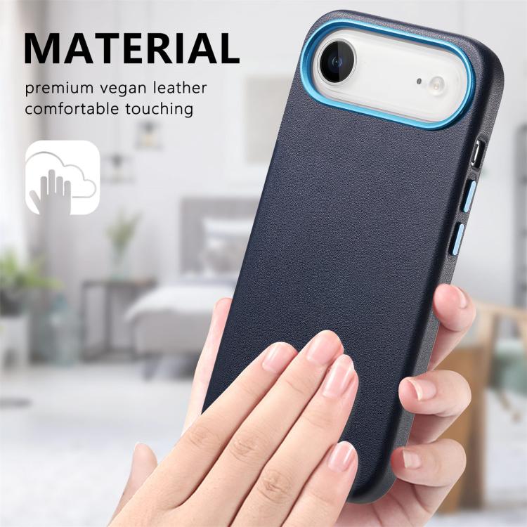 For iPhone Air Electroplated Metal Button MagSafe Phone Case