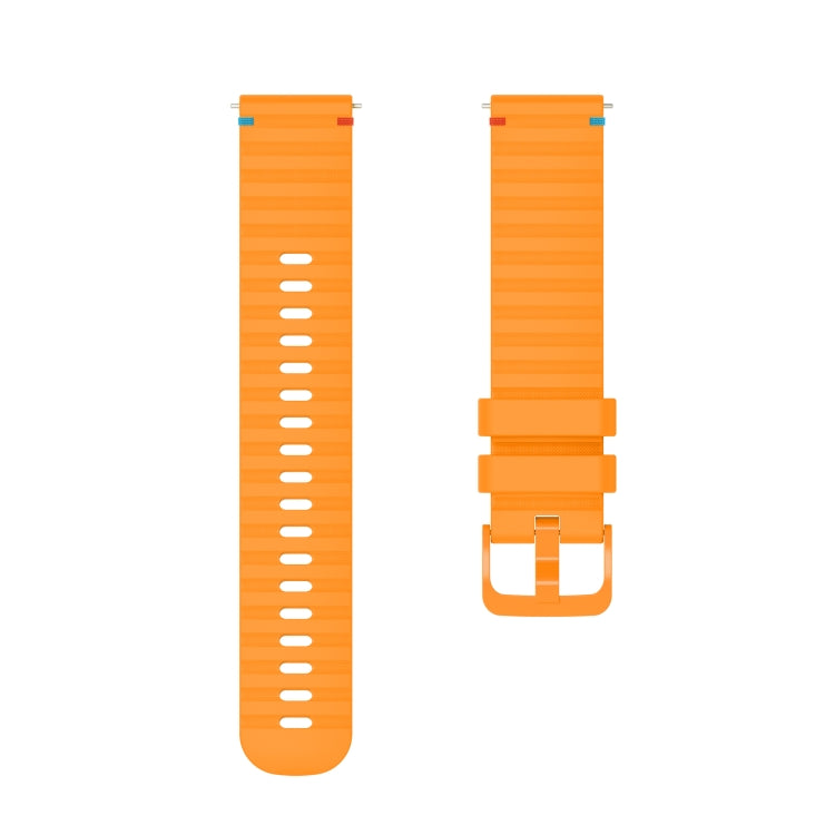 For Garmin Forerunner 255S Wavy Dotted Stitched 18mm Silicone Watch Band