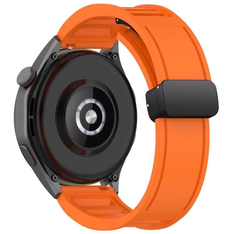 For Honor Watch GS 4 Window Blind Magnetic Buckle 22mm Silicone Watch Band