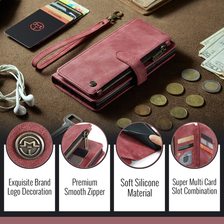 For Google Pixel 10 / 10 Pro / 9 CaseMe C30 Card Slots Zipper Wallet Leather Phone Case