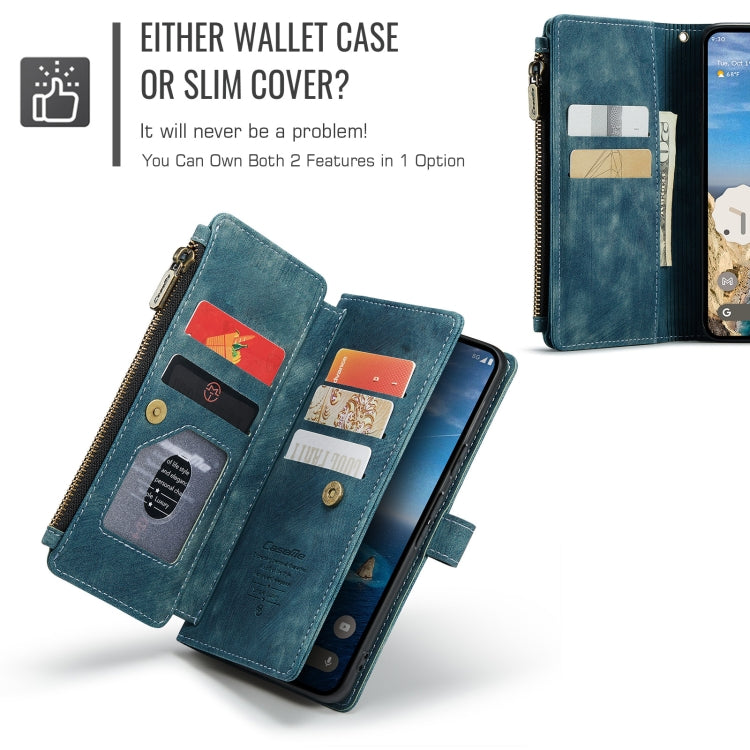 For Google Pixel 10 / 10 Pro / 9 CaseMe C30 Card Slots Zipper Wallet Leather Phone Case