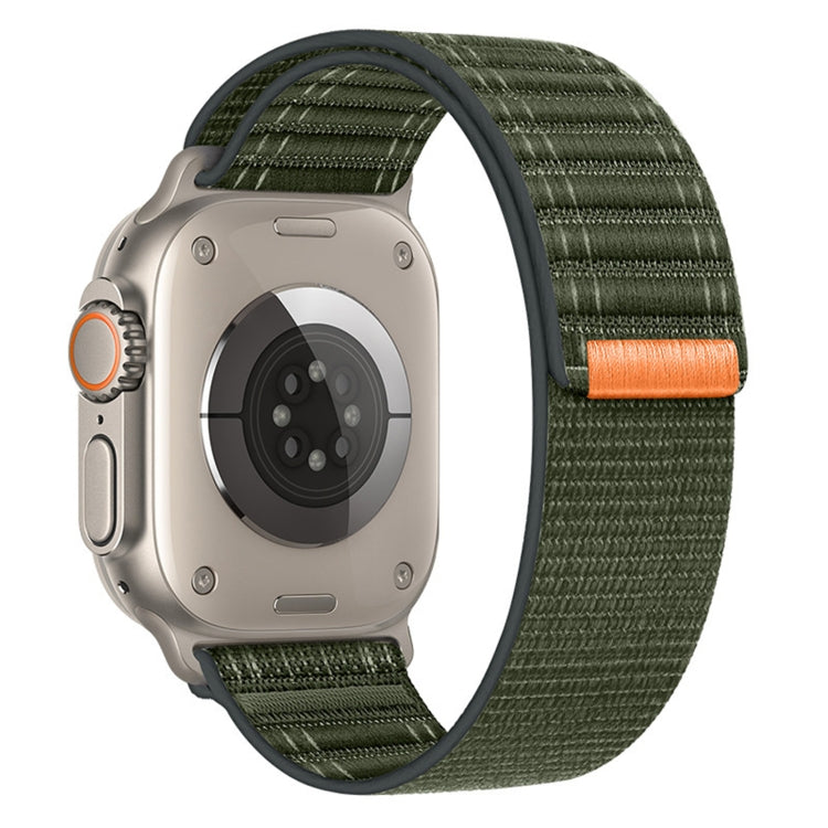 For Apple Watch SE 2022 40mm Sea Wave Nylon Hook and Loop Fastener Watch Band