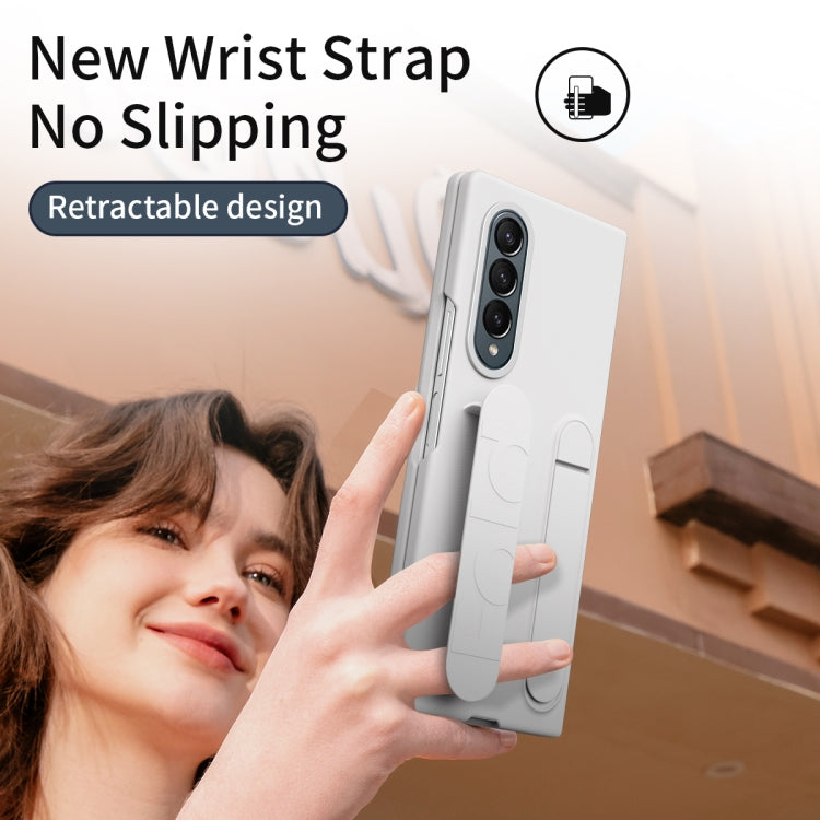 For Samsung Galaxy Z Fold4 Star Pattern Wristband Holder Phone Case