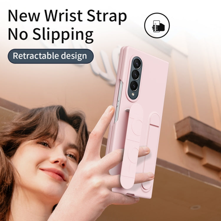 For Samsung Galaxy Z Fold4 Star Pattern Wristband Holder Phone Case