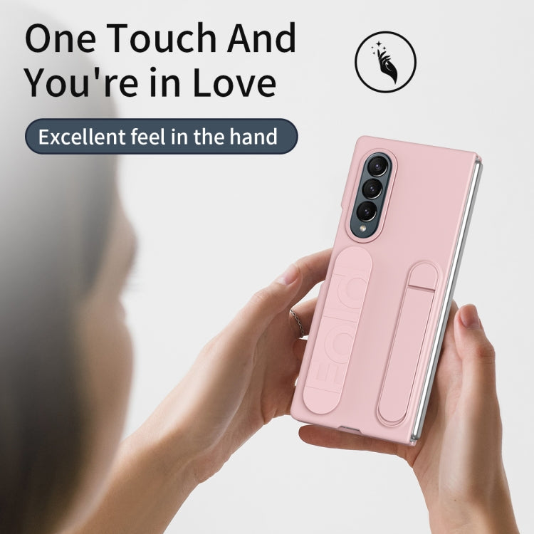 For Samsung Galaxy Z Fold4 Star Pattern Wristband Holder Phone Case