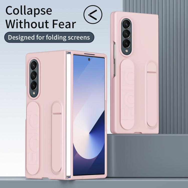 For Samsung Galaxy Z Fold4 Star Pattern Wristband Holder Phone Case