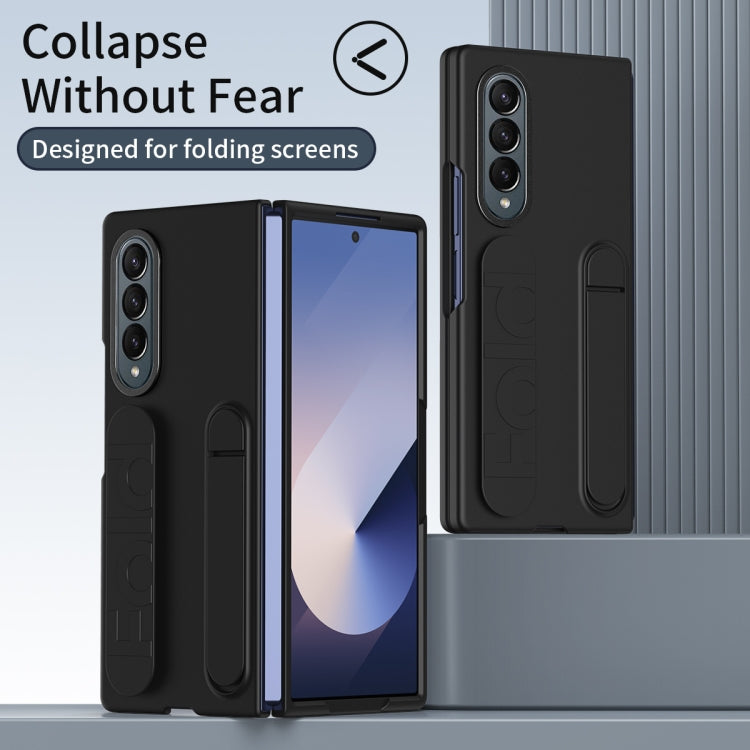 For Samsung Galaxy Z Fold4 Star Pattern Wristband Holder Phone Case
