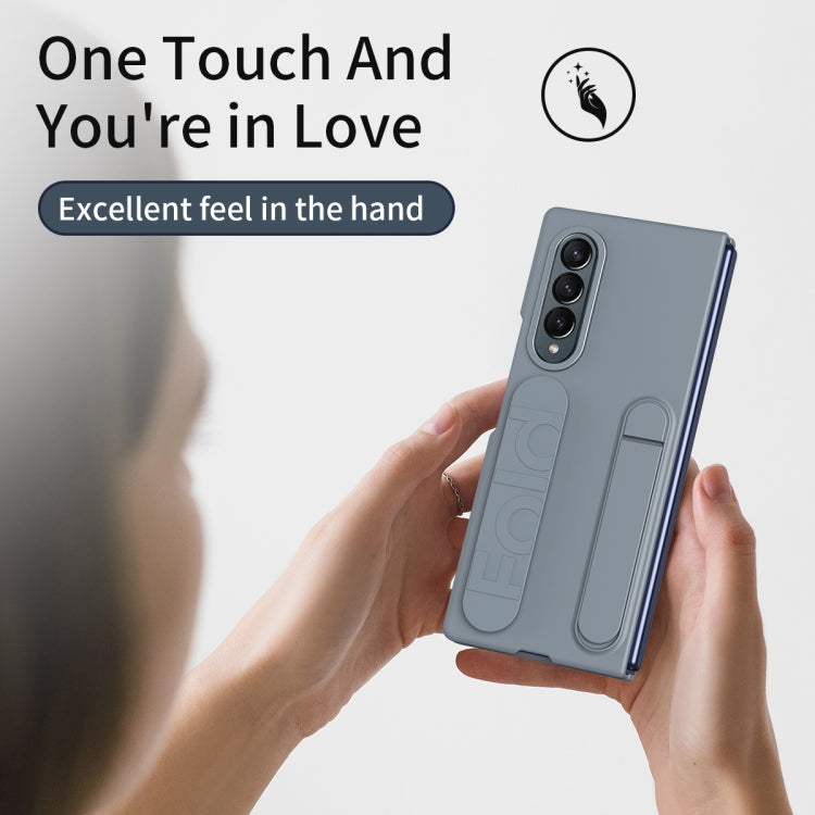 For Samsung Galaxy Z Fold4 Star Pattern Wristband Holder Phone Case