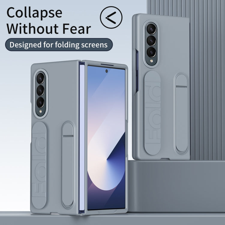 For Samsung Galaxy Z Fold4 Star Pattern Wristband Holder Phone Case