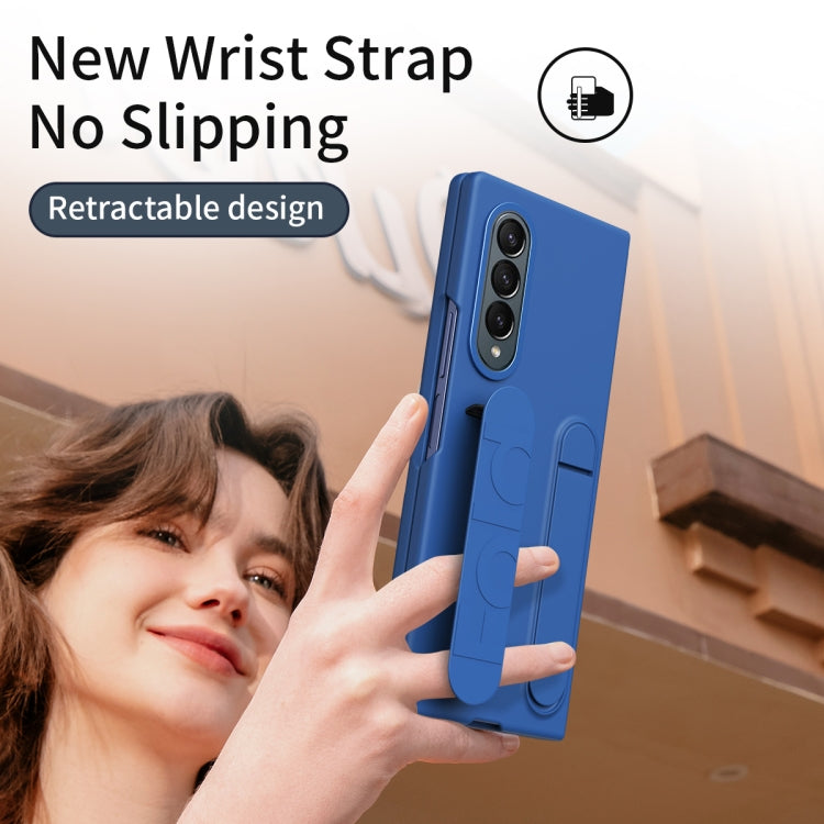 For Samsung Galaxy Z Fold4 Star Pattern Wristband Holder Phone Case