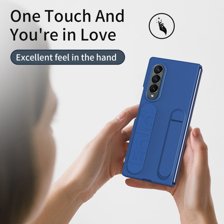 For Samsung Galaxy Z Fold4 Star Pattern Wristband Holder Phone Case