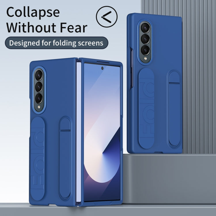 For Samsung Galaxy Z Fold4 Star Pattern Wristband Holder Phone Case