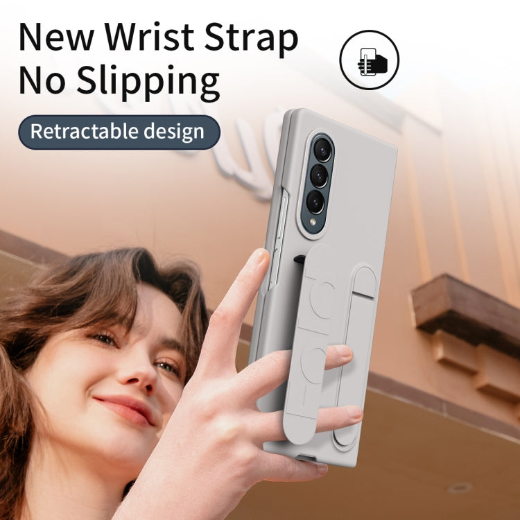 For Samsung Galaxy Z Fold4 Star Pattern Wristband Holder Phone Case