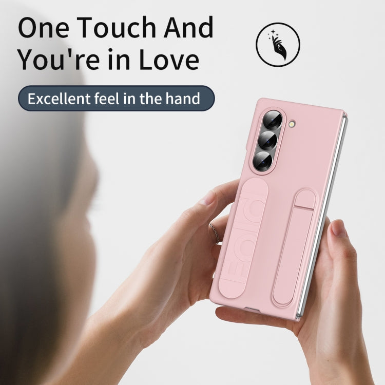 For Samsung Galaxy Z Fold5 5G Star Pattern Wristband Holder Phone Case