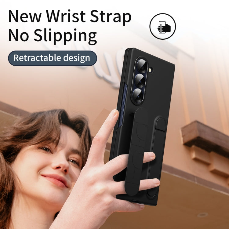 For Samsung Galaxy Z Fold5 5G Star Pattern Wristband Holder Phone Case