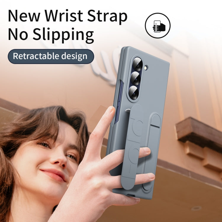 For Samsung Galaxy Z Fold5 5G Star Pattern Wristband Holder Phone Case