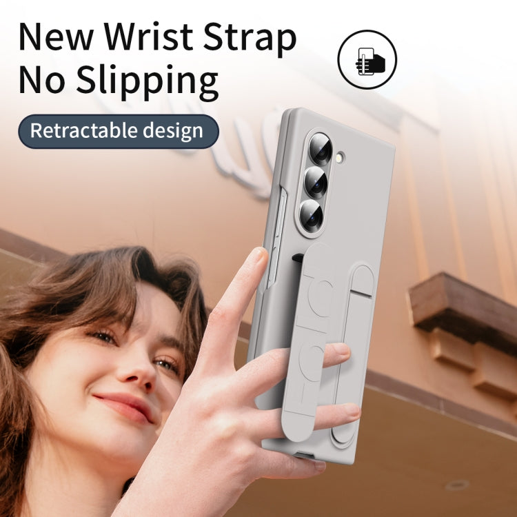 For Samsung Galaxy Z Fold5 5G Star Pattern Wristband Holder Phone Case