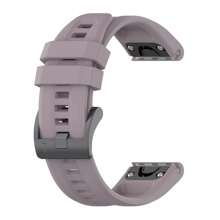 For Garmin Enduro 3 Pure Color Steel Buckle 26mm Silicone Watch Band