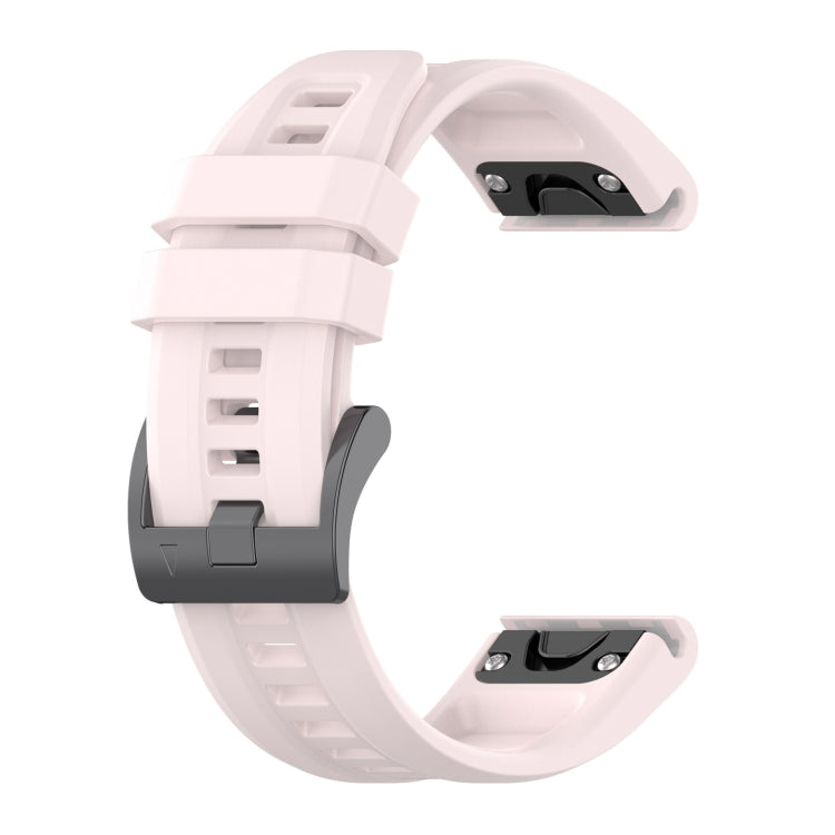 For Garmin Enduro 3 Pure Color Steel Buckle 26mm Silicone Watch Band