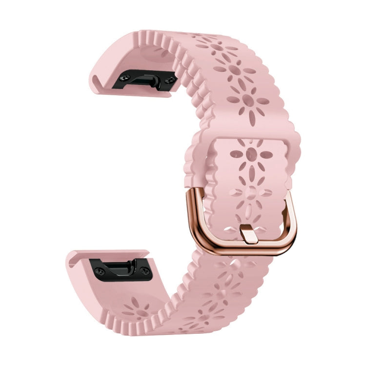 For Garmin Descent Mk3 43mm Lace Breathable 20mm Silicone Watch Band