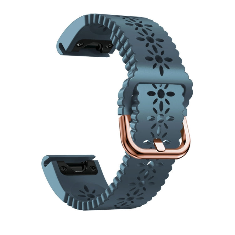 For Garmin Epix Pro 42mm Lace Breathable 20mm Silicone Watch Band