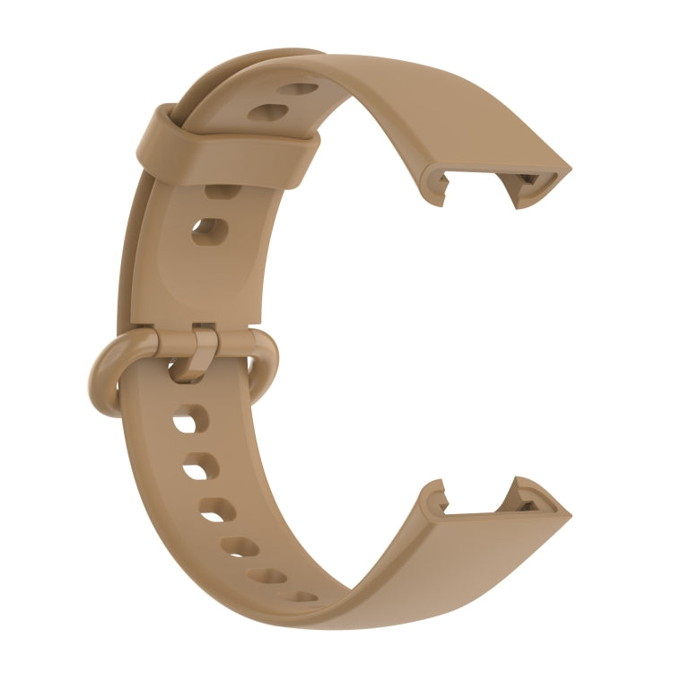 For Xiaomi Mi Watch Lite 2 Solid Color Black Steel Buckle Silicone Watch Band
