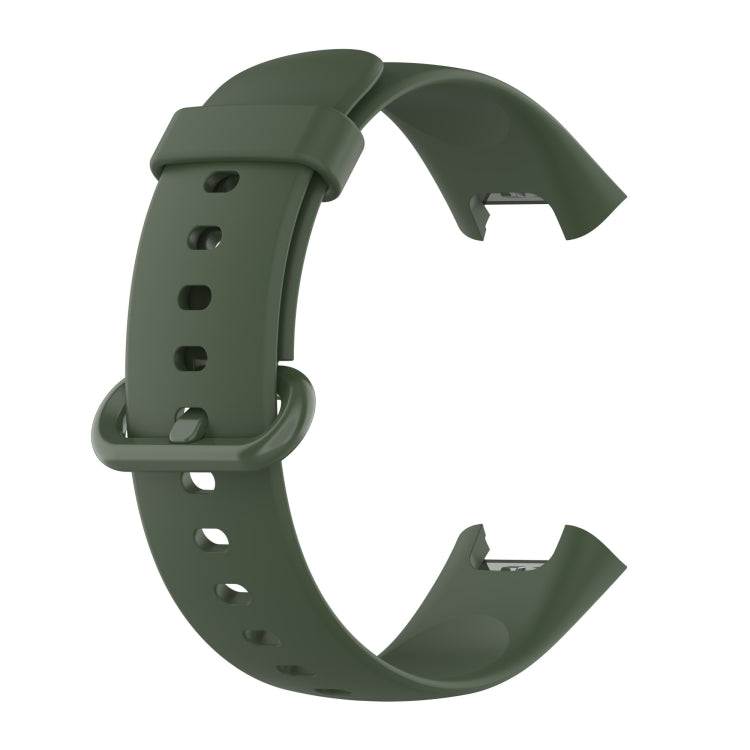 For Redmi Horloge 2 Solid Color Black Steel Buckle Silicone Watch Band
