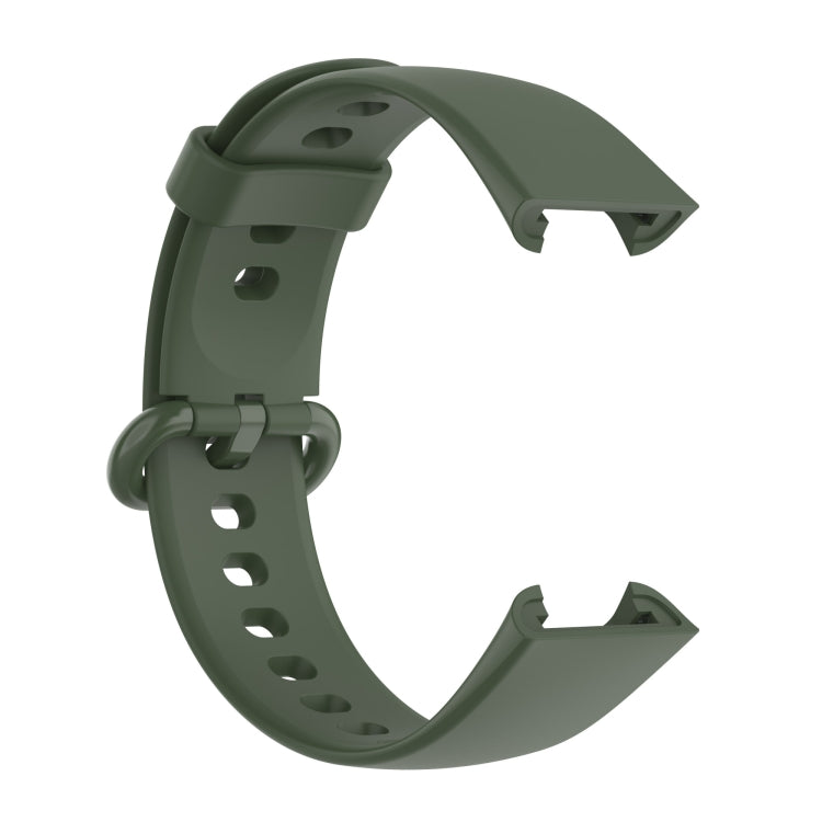 For Redmi Horloge 2 Solid Color Black Steel Buckle Silicone Watch Band
